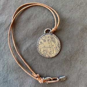 Jes MaHarry “Integrity” necklace Sterling  17.5”